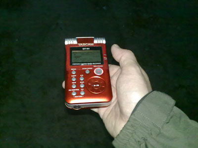 Tascam GT-R1 on äänien tallentaja