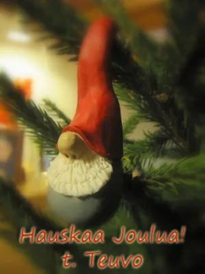 Hauskaa Joulua 2009 toivottaa Teuvo