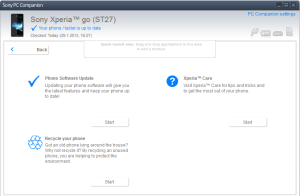 Sony Xperia Go Update Firmware