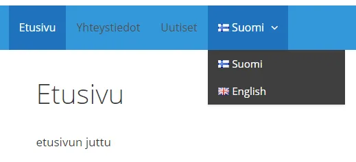 Polylang valikossa