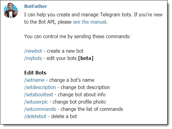 Telegram BotFather