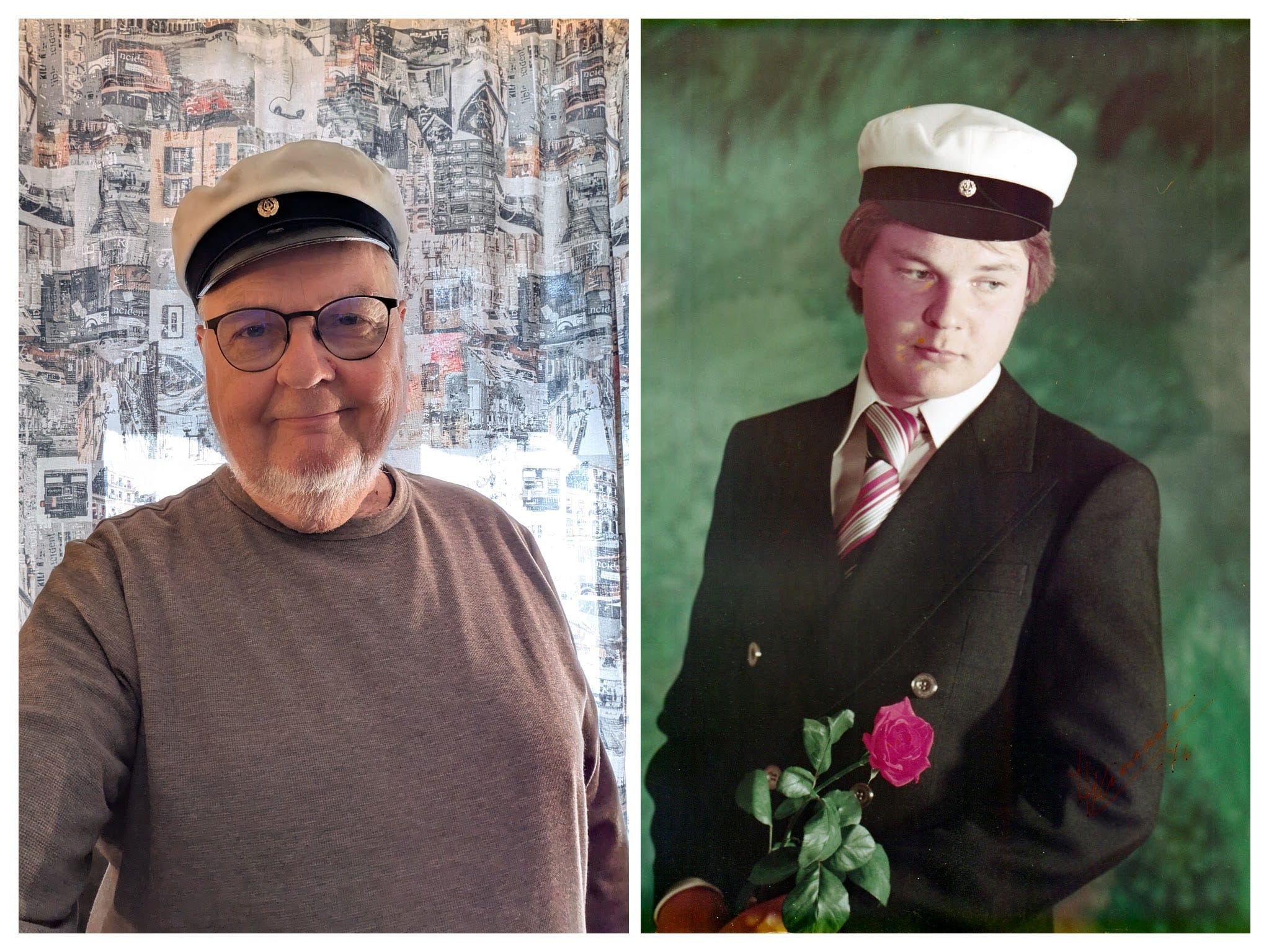 Teuvo Väisänen YO-kuva 2026 ja 1976